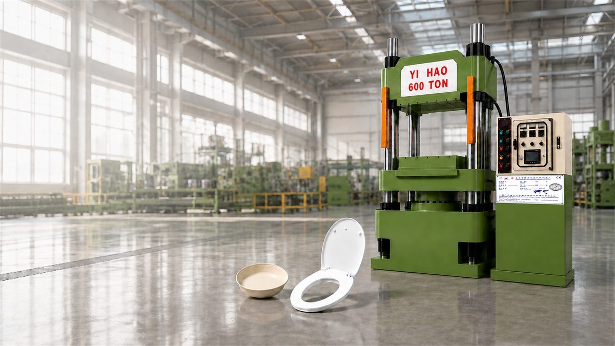 YIHAO 600-ton hydraulic compression molding machine for industrial production